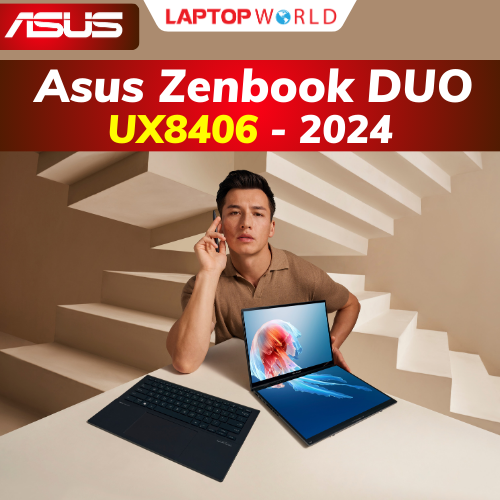 Đập hộp SIÊU PHẨM Laptop hai màn hình cảm ứng: ASUS Zenbook DUO UX8406