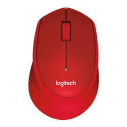 Chuột không dây Logitech M331 Silent - Màu đỏ