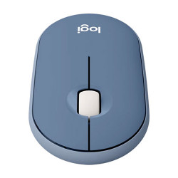 Chuột không dây Logitech Pebble M350 Wireless/ Bluetooth - Blue Berry