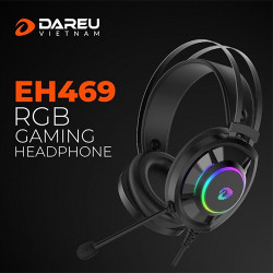 Tai nghe DareU EH469 7.1 RGB Black