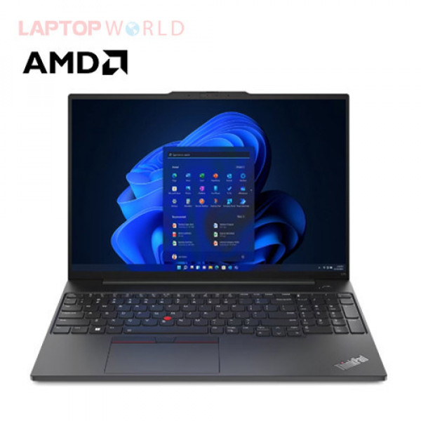 Laptop Lenovo ThinkPad E16 Gen 1 (Ryzen 5-7530U, Ram 8GB, 512GB SSD, AMD Radeon Graphics,  16 inch WUXGA,  Win 11, Đen)