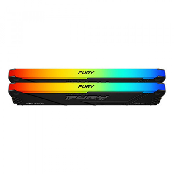 Ram Kingston FURY Beast RGB 16GB (2x8GB) DDR4 3600MHz (KF436C17BB2AK2/16)