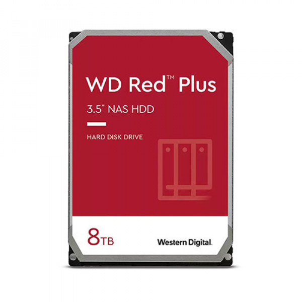 Ổ cứng Western Digital Red Plus 8TB 3.5 inch 128MB cache 5640RPM WD80EFZZ