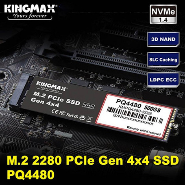 Ổ cứng SSD KINGMAX PQ4480 250GB NVMe M.2 2280 PCIe Gen 4x4