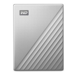 Ổ cứng di động HDD Western Digital My Passport Ultra 4Tb Type-C & USB3.0 (Màu bạc)