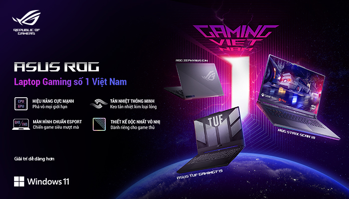 Asus Rog - Laptop Gaming số 1 Việt Nam