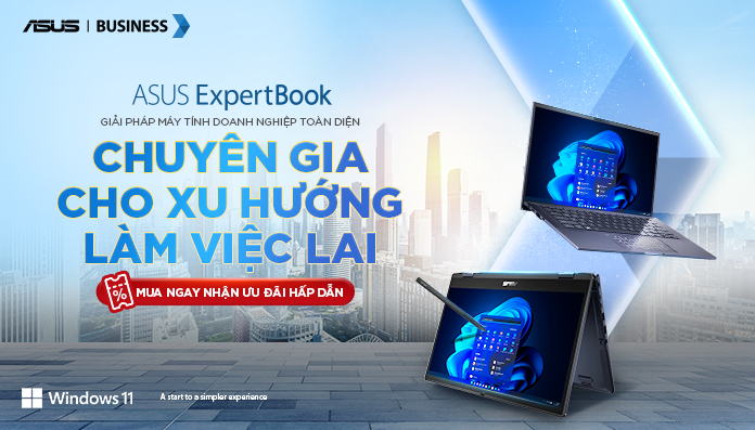Asus ExpertBook - Giải pháp máy tính toàn diện