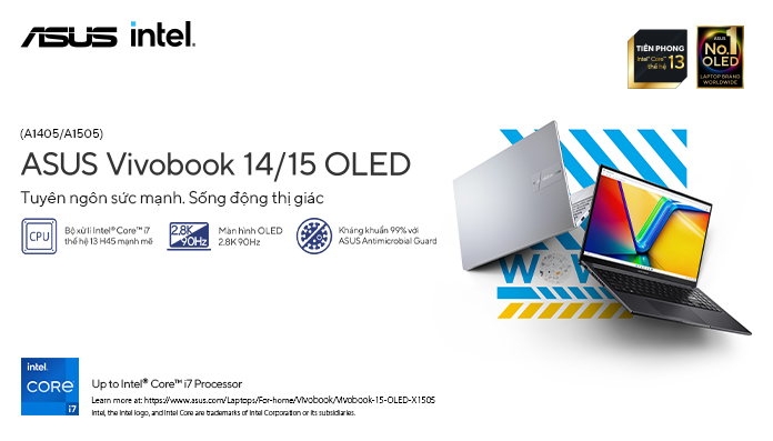  ASUS Vivobook 14/15 OLED - Model 2023