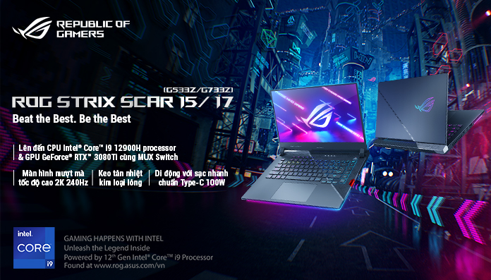 Asus ROG Strix SCAR G533Z/ G733Z (New Model 2022)