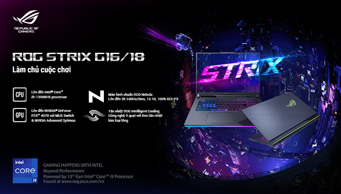 Asus ROG Strix G16/18  (New Model 2023)