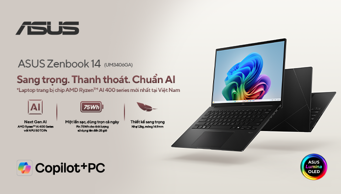 Mẫu Laptop Asus mới 2026