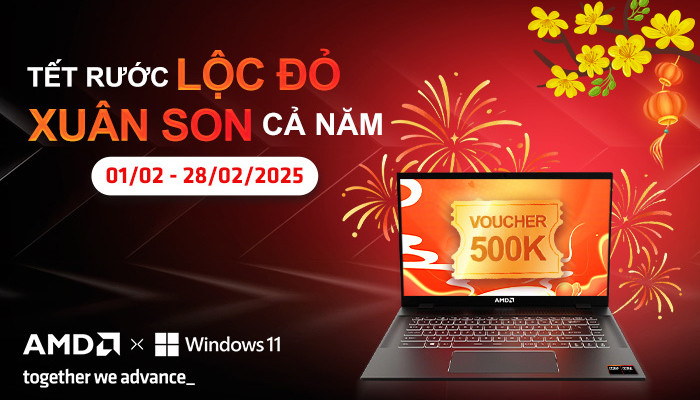 mua laptop amd - nhận ngay  Voucher Got It lên tới 500,000 VNĐ