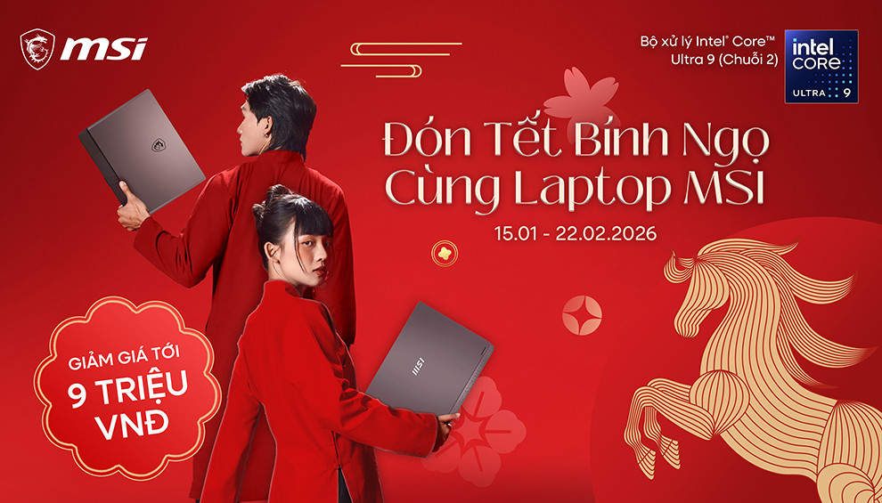 đón tết bính ngọ cùng laptop msi