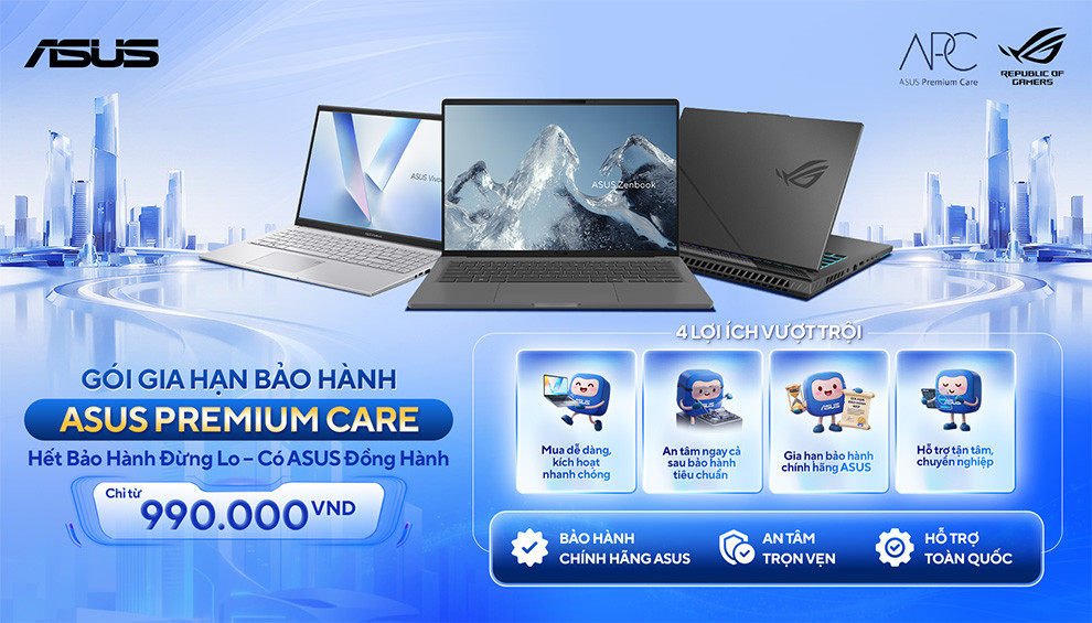 Gói bảo hành mở rộng - hãng Asus