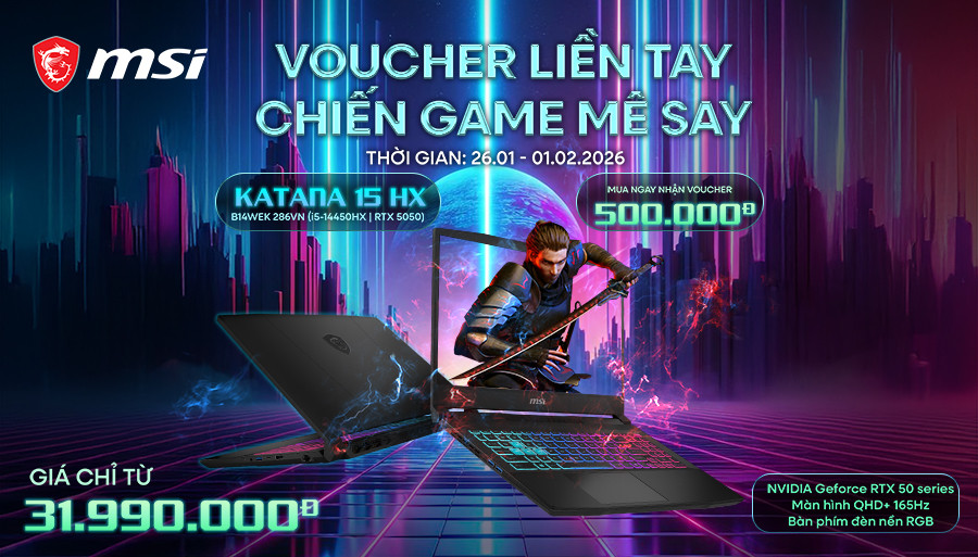 NHẬN NGAY VOUCHER TIỀN MẶT 500K