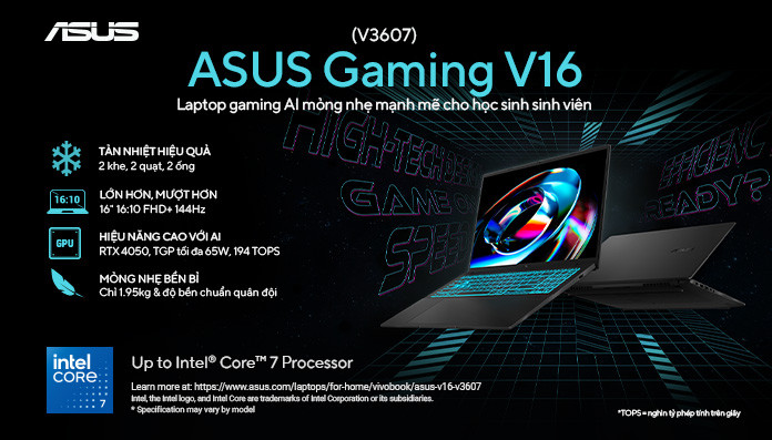 laptop ai mỏng nhẹ