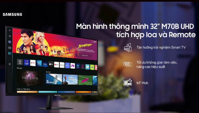 Màn hình thông minh Samsung 32 inch M70B UHD