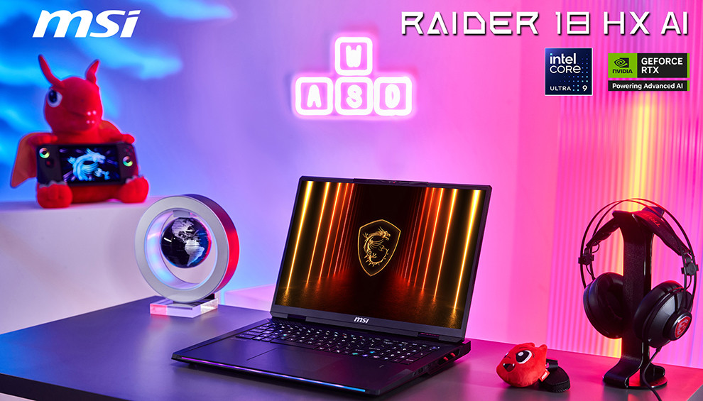 Laptop MSI Raider 18 HX AI