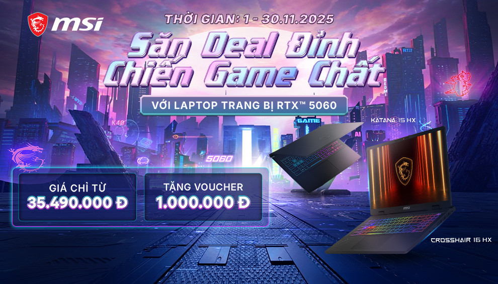 tặng ngay voucher 1.000.000Đ