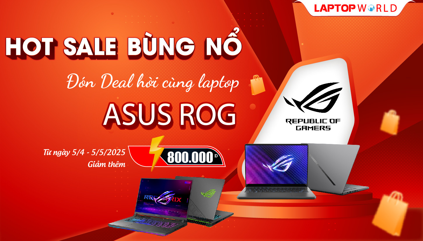 Hot sale bùng nổ - Đón DEAL hời cùng ASUS ROG