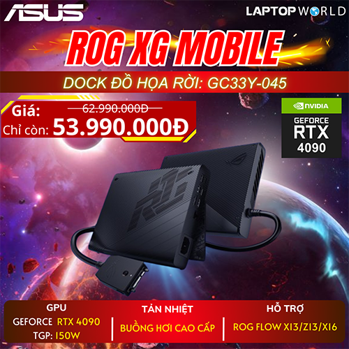 Địa chỉ bán Dock đồ hoạ rời Asus ROG XG Mobile RTX 4090 rẻ nhất