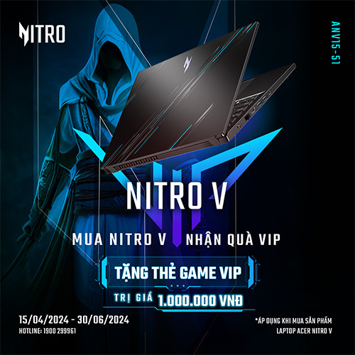 CTKM ACER: ''MUA NITRO V NHẬN QUÀ VIP''