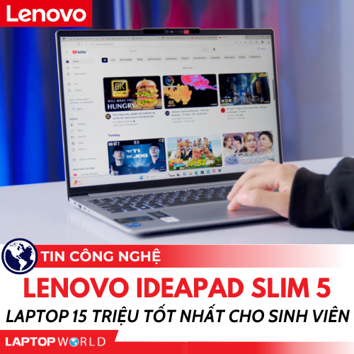 Lenovo IdeaPad Slim 5: Laptop 15 triệu Tốt Nhất cho Sinh viên CÁC NGÀNH HỌC 2024