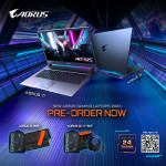CTKM GIGABYTE: ''Chương trình pre order laptop Gigabyte AORUS RTX 40 series''