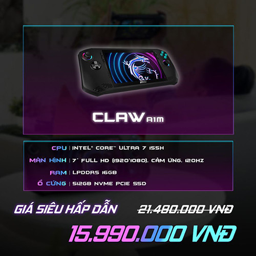 CTKM: Bộ quà tặng cho MSI CLAW