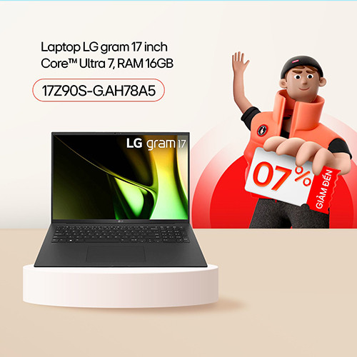 CTKM: Mua laptop LG Gram 2024 được giảm giá lên đến 7% tại Laptopworld 