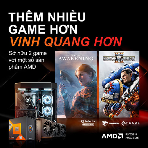 CTKM AMD: Nhận nhiều game hơn - đạt nhiều vinh quang hơn