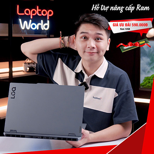 Hỗ trợ nâng cấp Ram cho Laptop Gaming Lenovo LOQ 2024 chính hãng