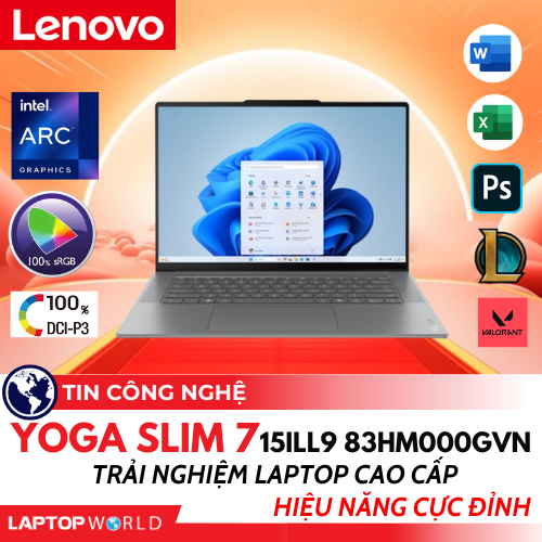 Lenovo Yoga Slim 7 15ILL9 83HM000GVN: Trải nghiệm Laptop cao cấp - Hiệu năng cực đỉnh