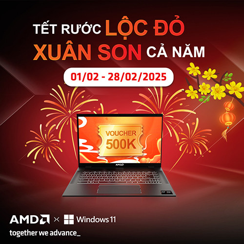 CTKM AMD: TẾT RƯỚC LỘC ĐỎ - XUÂN SON CẢ NĂM