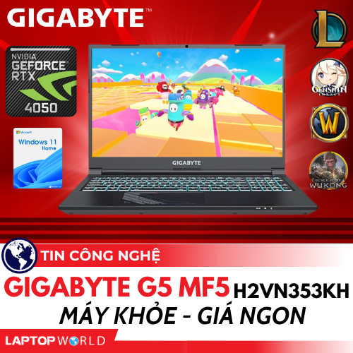 Gigabyte G5 MF5-H2VN353KH: Máy khỏe - Giá ngon