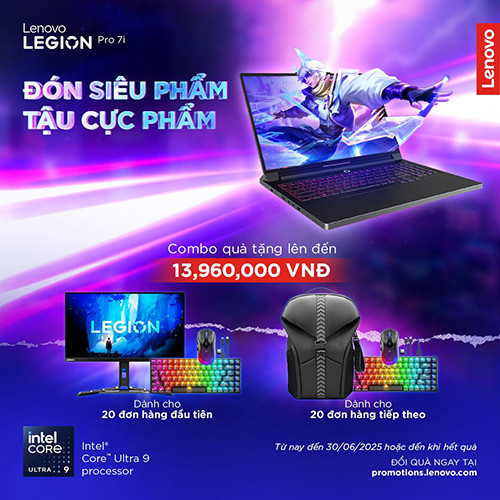 CTKM LENOVO: ĐÓN SIÊU PHẨM, TẬU CỰC PHẨM