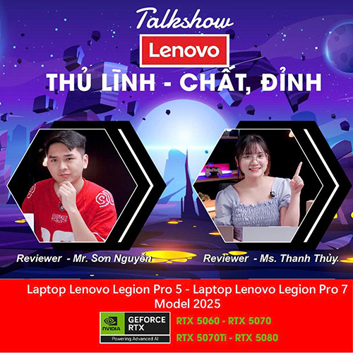 TalkShow Lenovo: Thủ lĩnh - Chất, đỉnh