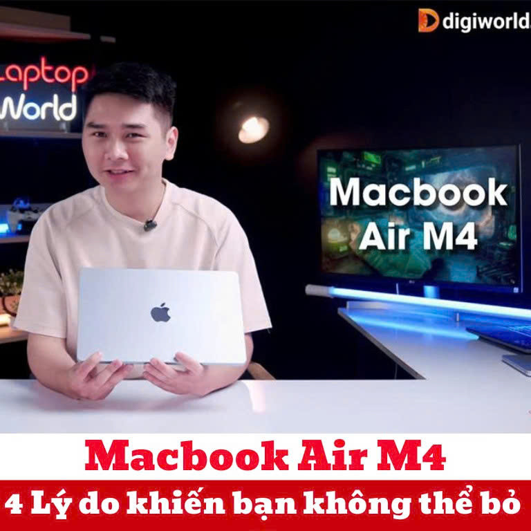 MacBook Air M4 – 4 Lý Do Khiến Bạn Không Thể Bỏ Lỡ