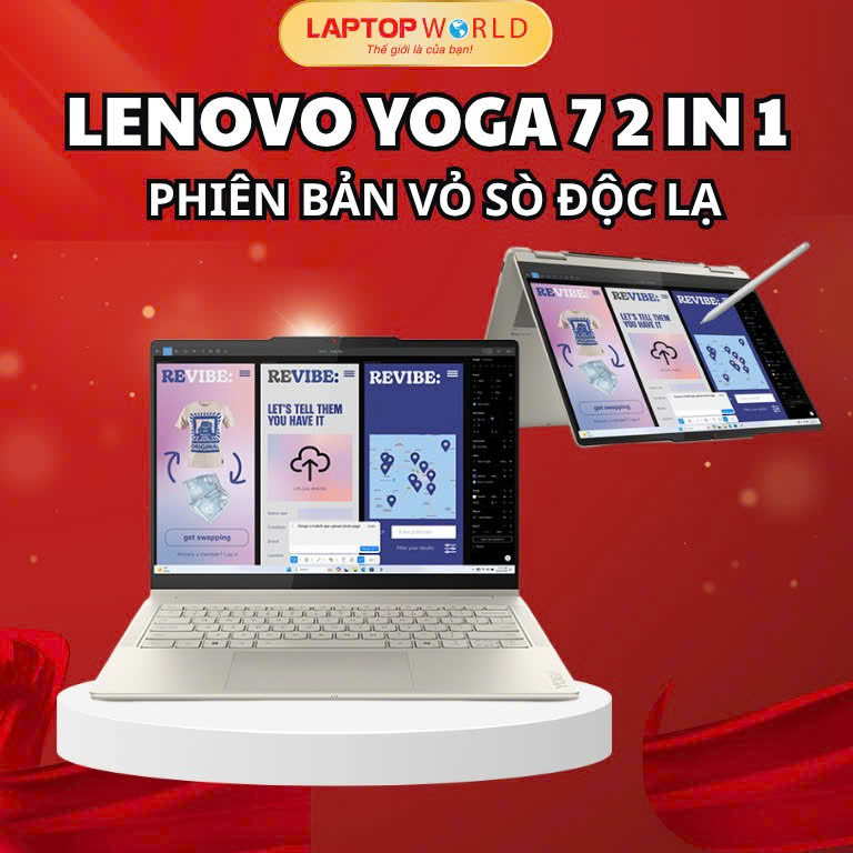 Lenovo Yoga 7 2 in 1 – Phiên Bản Vỏ Sò Độc Lạ 