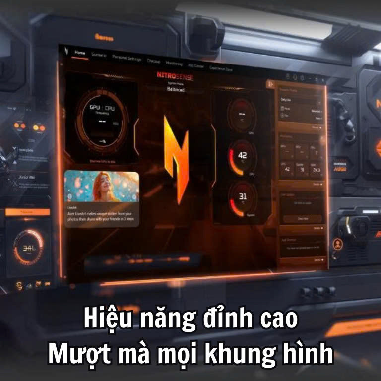 Acer Nitro V 15 ProPanel - Hiệu năng đỉnh cao, mượt mà mọi khung hình