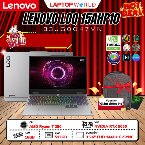 LENOVO LOQ 2025 - RTX 5050 MẠNH BÁ CHÁY CHO ANH EM GAME THỦ