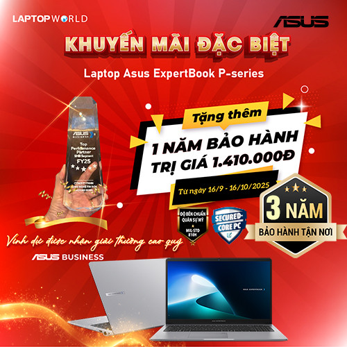 KHUYẾN MẠI ĐẶC BIỆT – ASUS ExpertBook P-series