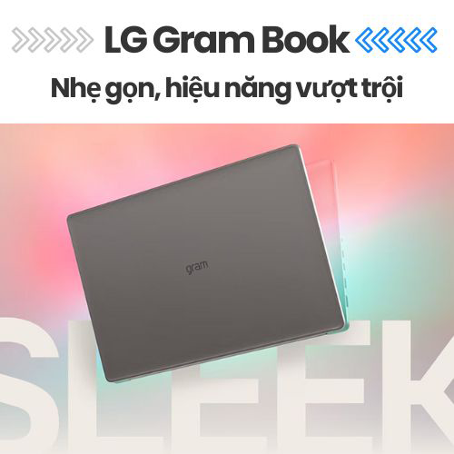 LG Gram Book 15U50T-G.AV56A5 – Nhẹ gọn, hiệu năng vượt trội