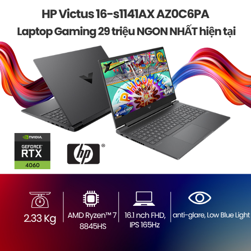 Laptop HP Gaming Victus 29 triệu NGON NHẤT hiện tại