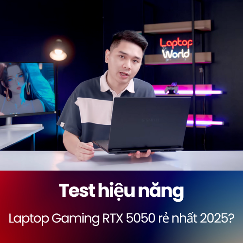 Test hiệu năng Laptop Gaming RTX 5050 rẻ nhất 2025? Gigabyte Gaming A16