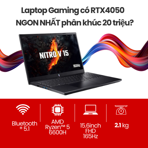 Laptop Gaming có RTX4050 NGON NHẤT phân khúc 20 triệu?