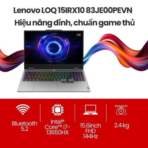 Lenovo LOQ 15IRX10 83JE00PEVN – Hiệu năng đỉnh, chuẩn game thủ