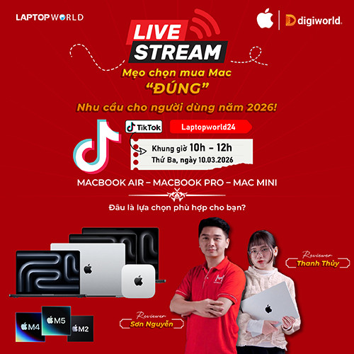 LIVESTREAM: Mẹo chọn mua Mac “ĐÚNG” nhu cầu cho người dùng năm 2026!