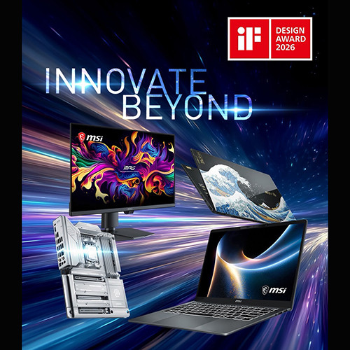 MSI khẳng định thiết kế đẳng cấp với giải thưởng iF Design Award 2026