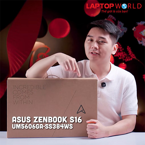 ASUS chính thức ra mắt Zenbook S16 (UM5606): Laptop AI siêu mỏng với vật liệu Ceraluminum độc bản.